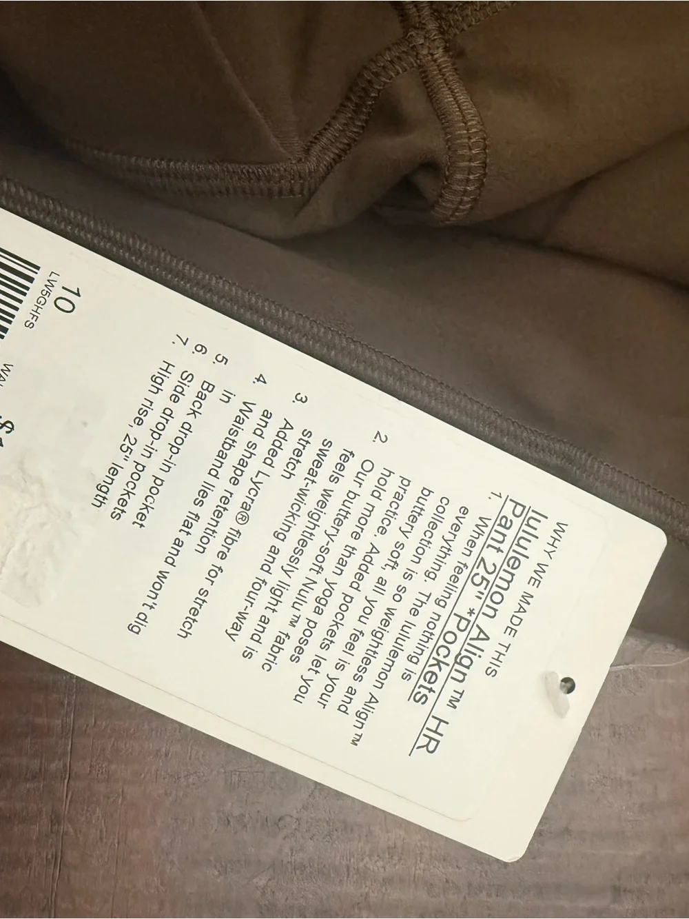Brown Lululemon Legging